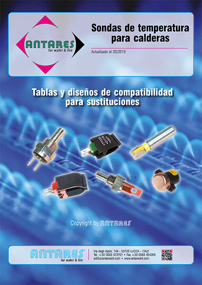 Sondas de temperature para calderas