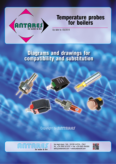 Temperature probes for boilers